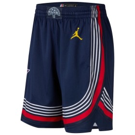 Hombre All-Star 2025 Pantalones Jordan Navy Swingman